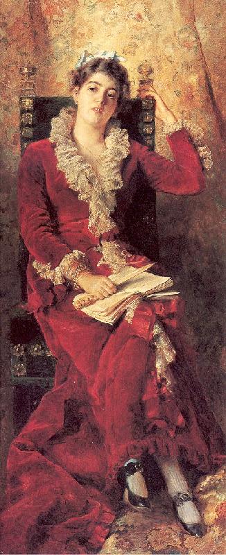 Makovsky, Konstantin Portrait of Julia Makovskaya, The Artist's Wife